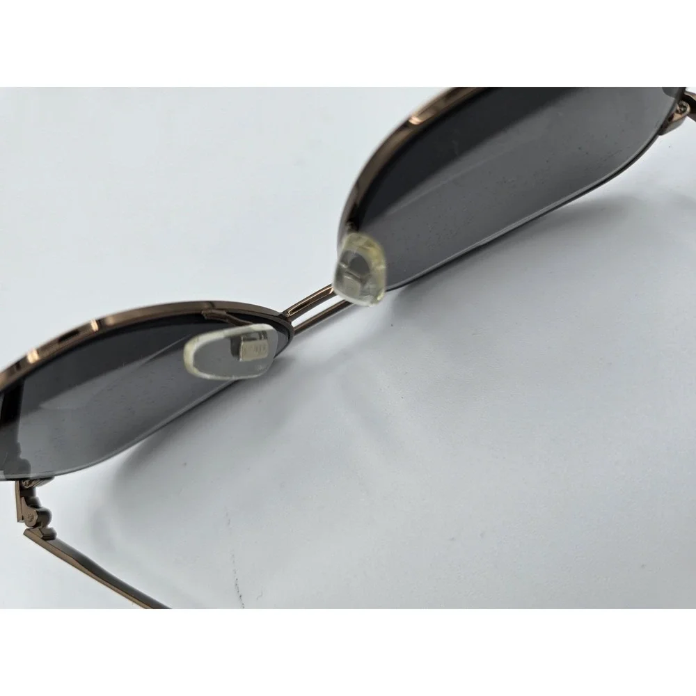 Vtg TITAN Titanium Black Pilot Metal Sunglasses FRAMES ONLY‎ - 56[]15 145
